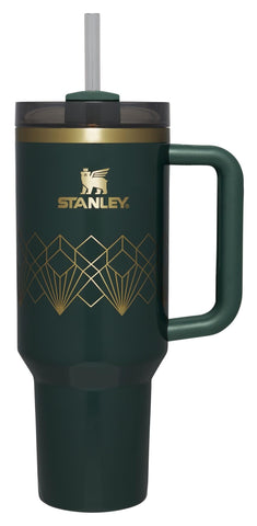STANLEY Quencher H2.O FlowStateTM 40 oz Stainless Steel Tumbler in Forrest Gloss Deco