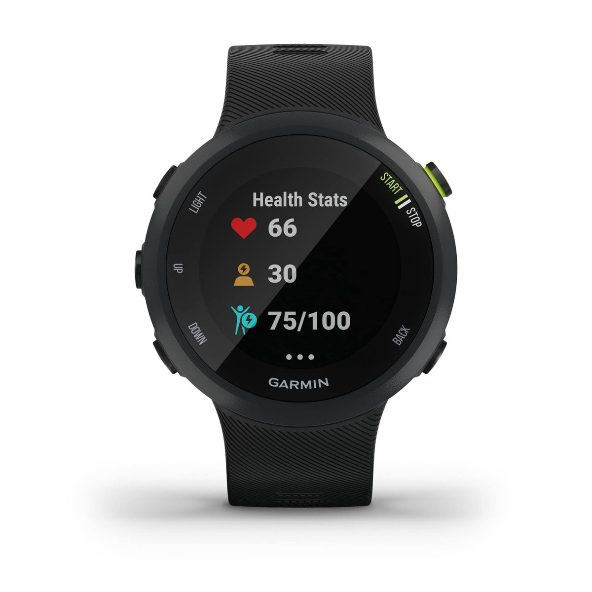 Garmin Forerunner 45, 42mm Easy-to-use GPS Running Watch with Coach Free Training Plan Support, Black