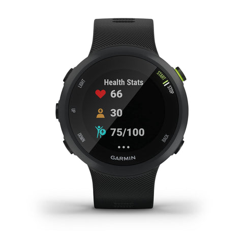 Garmin Forerunner 45, 42mm Easy-to-use GPS Running Watch with Coach Free Training Plan Support, Black