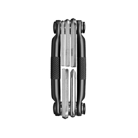 Crankbrothers Multi Tool M 5 Bike Tool - MTB Multi-Tool Black Midnight Edition - 5 bicycle tools (5 in 1 tool), ergonomic and lightweight