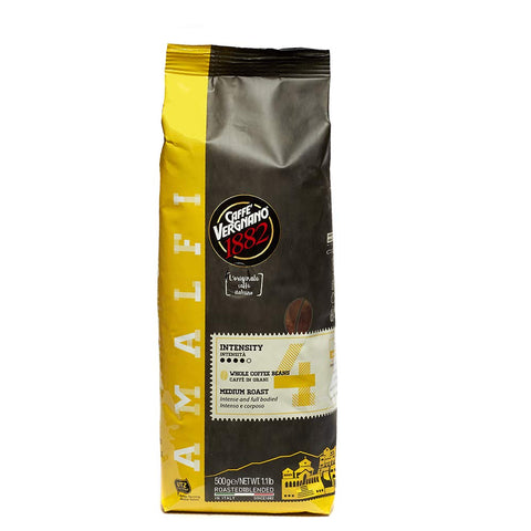 CaffÃƒÆ’Ã†â€™Ãƒâ€ Ã¢â‚¬â„¢ÃƒÆ’Ã¢â‚¬Â ÃƒÂ¢Ã¢â€šÂ¬Ã¢â€žÂ¢ÃƒÆ’Ã†â€™ÃƒÂ¢Ã¢â€šÂ¬Ã…Â¡ÃƒÆ’Ã¢â‚¬Å¡Ãƒâ€šÃ‚Â¨ Vergnano 1882 Amalfi whole bean coffee - 1 x 500 g pack