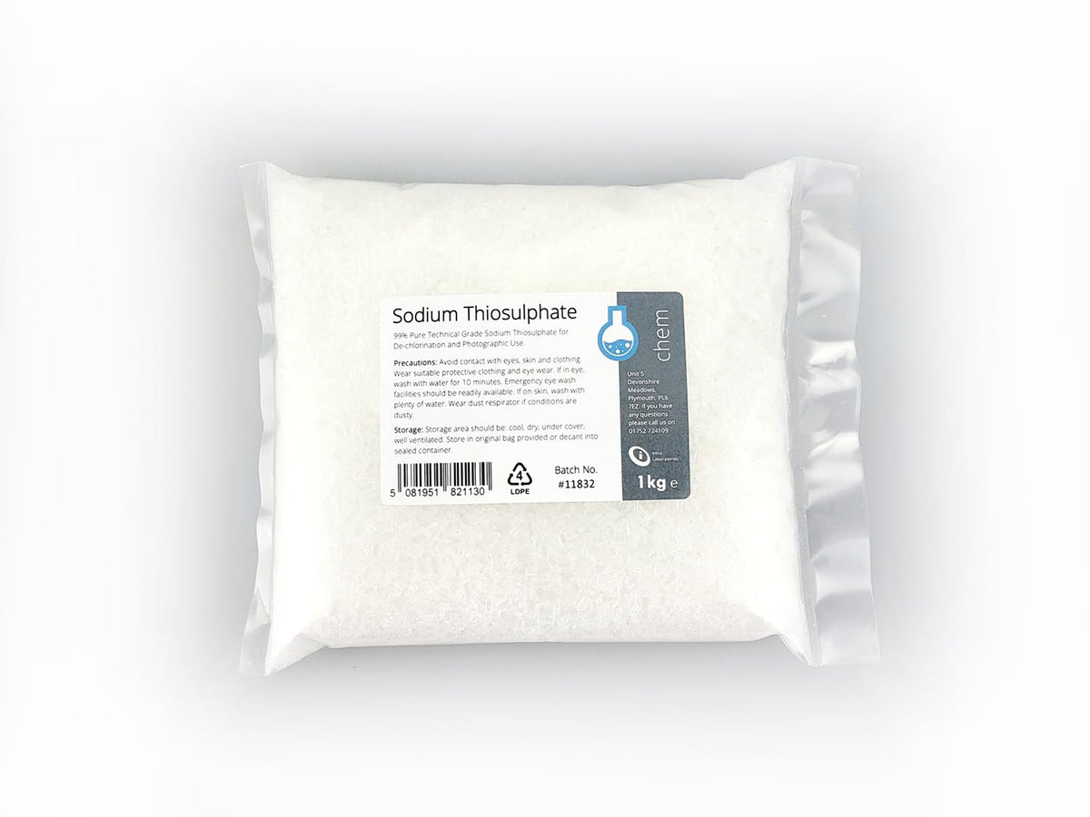 Sodium Thiosulphate 1kg - Aquarium Dechlorinator Photographic Processing