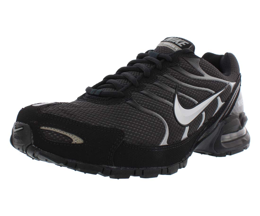 Nike Mens Air Max Torch 4 Running Shoe, Anthracite/Metallic Silver/Black, 8