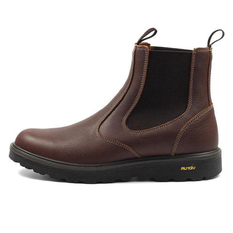 Grisport Crieff Mens Brown Leather Chelsea Boot - Size 7 UK - Brown