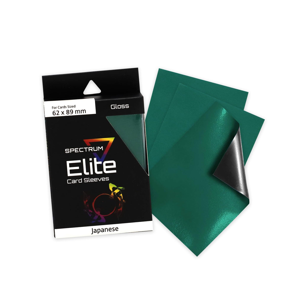 BCW Spectrum Elite Yugioh Sleeves - 60 Pack - Green Yugioh Card Sleeve | (Not for MTG or Pokemon) Small Trading Card Sleeves | Card Protector Sleeves