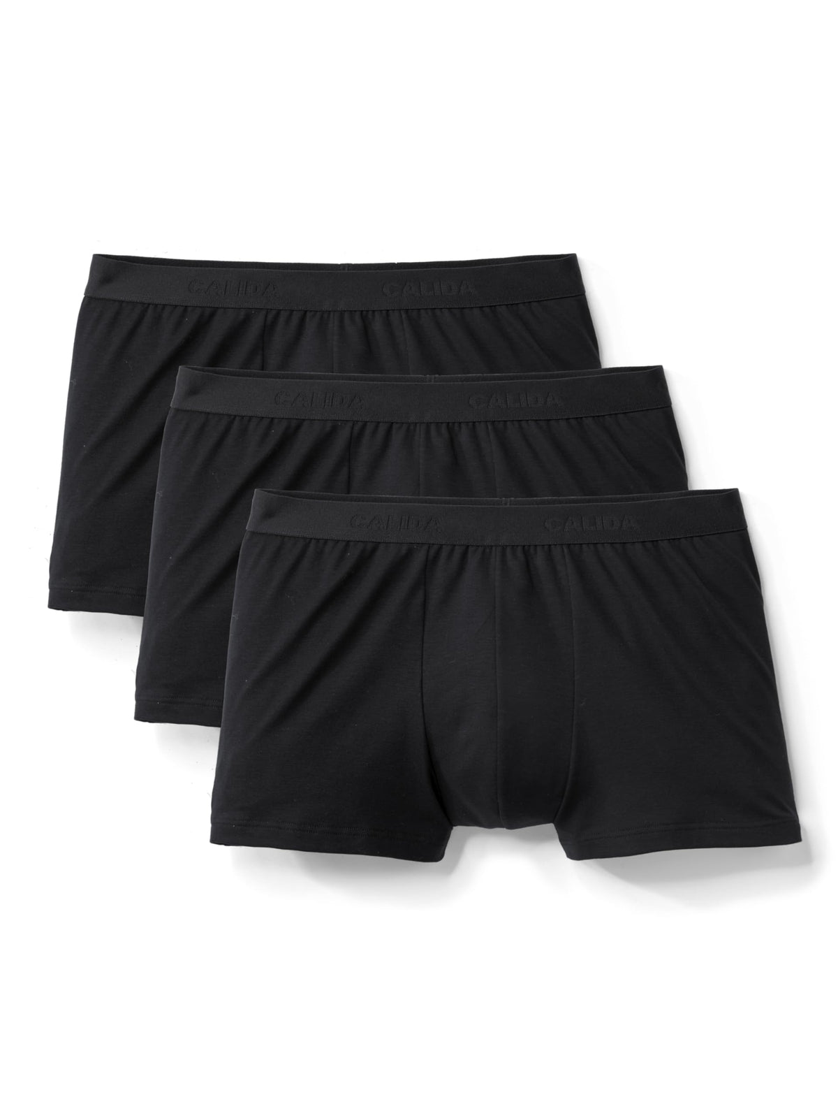 Calida Men's Natural Benefit Boxer Shorts, Black (Schwarz 992), Medium (Pack of 3)