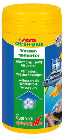 Sera GH/KH Plus Wasseraufhärter for simultaneous Increases GH & KH - Prevents Dangerous Swings The Ph