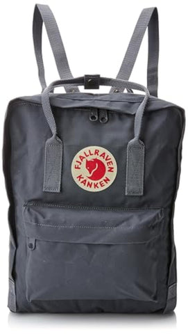 FJÃ„LLRÃ„VEN Unisex Adult KÃ¥nken Backpack - Super Grey, 27 x 13 x 38 cm/16 Litre