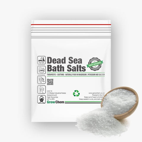 Dead Sea Bath Salt, 1.9Kg Bag, Organic and Purest Quality, Unrefined and 100% Natural, Best for Good Sleep, Stress Relief, Bath, Beauty and Relaxing
