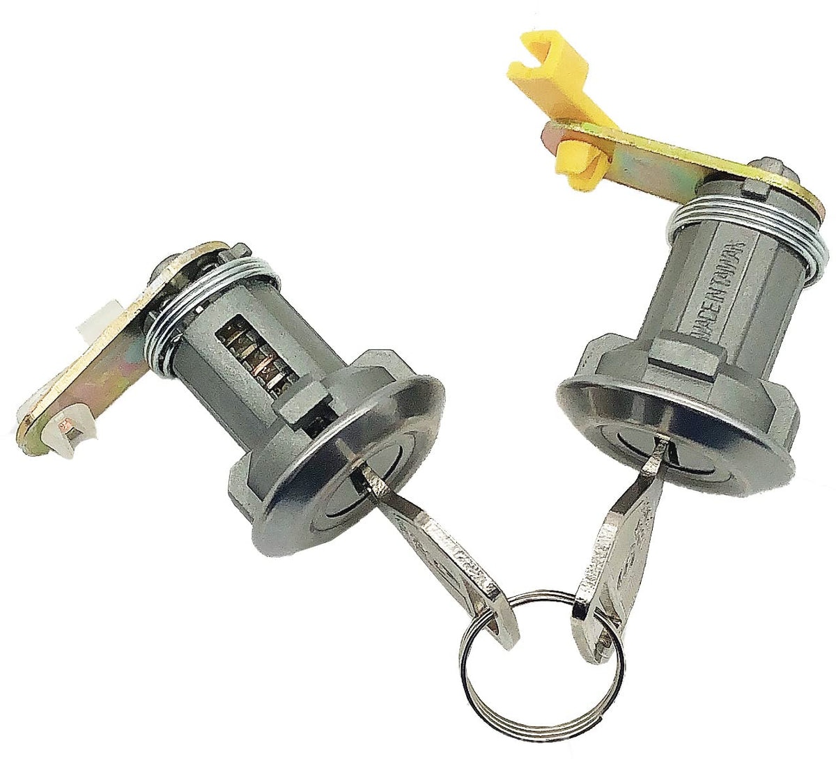 Well Auto Door Lock Cylinder -Tumbler with 2 Key Compatible with 1984 1985 1986 1987 1988 Pickup Van 4runner 83-91 Camry 84-87 Corolla DL-8 69051-12180, 69052-12180,
