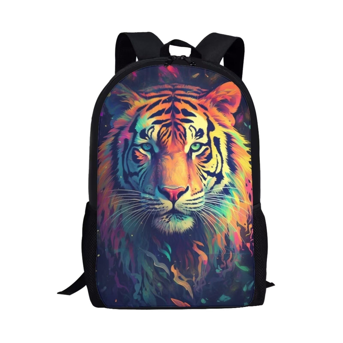 PinUp Angel Cool Tiger Backpack For School Bag Kids Cool Magical Animal Bag For Children Boys and Girls Bookbag