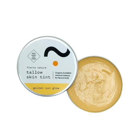 Fierce Nature Tinted Sun Balm Golden Sun Glow Tallow Skin Tint