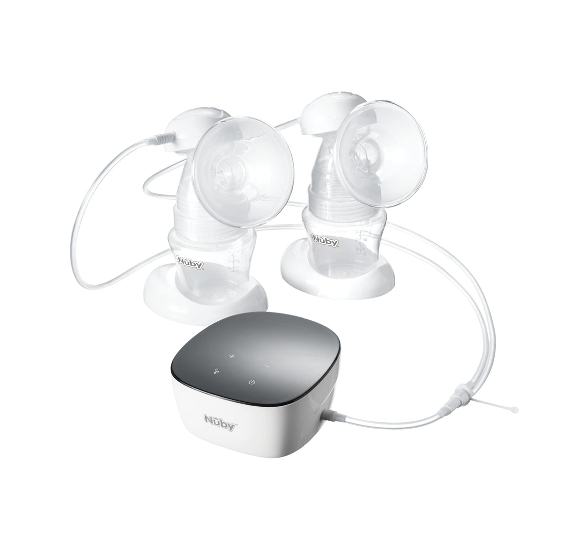 Nuby Ultimate Electric Breast Pump - Double or Single Breastfeeding Pump| Compact & Portable | Digital Touchscreen | Quiet & Discreet