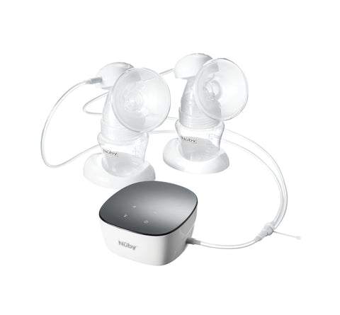 Nuby Ultimate Electric Breast Pump - Double or Single Breastfeeding Pump| Compact & Portable | Digital Touchscreen | Quiet & Discreet