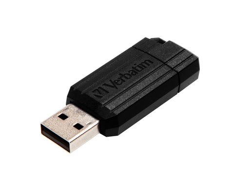 Verbatim 49063 16GB PinStripe USB 2.0 Flash Drive - Black