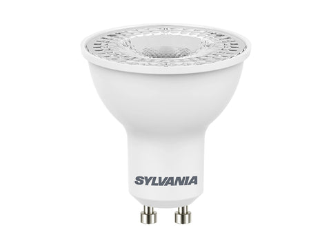 SYLVANIA LED Pack of 10, GU10, 345 lm, 830 = 3000 K, 36 Degrees, 15,000 Hours