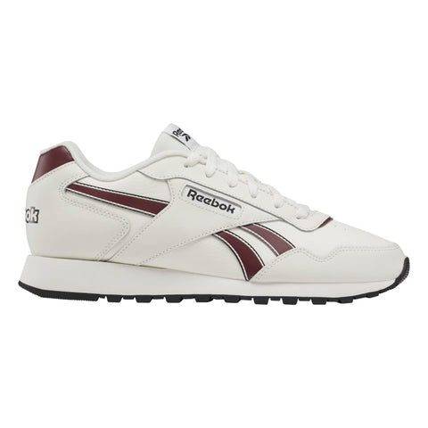 Reebok Unisex Glide Sneaker, Chalk/Black/Maroon, 11.5 US Men