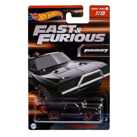 Hot Wheels - 70 Dodge Charger -Fast&Furious (Furious 7) Come with Box