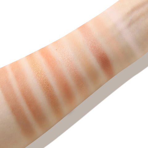 Boobeen Colorful 9 colors Eyeshadow Palette, Cream Shimmer Matte Powder Eye Shadow Palette, Warm Cold Natural Eyeshadow Makeup