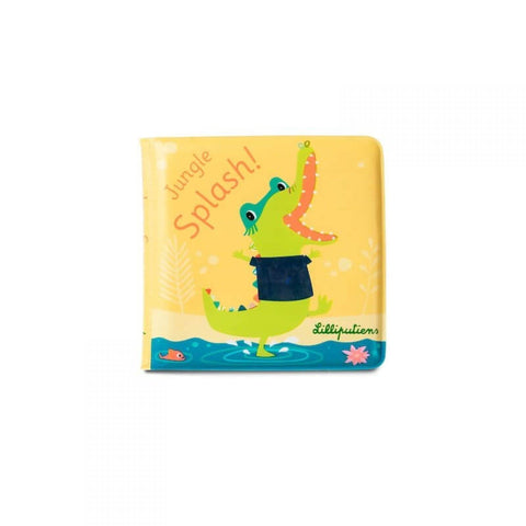 LILLIPUTIENS - Magic Interactive Bath Book - Anatole the Crocodile and the Swamp Animals - Educational and Fun Baby Toy Awakening and Discovery - 83092