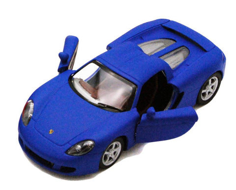 KiNSMART Porsche Carrera GT Blue 5" 1:36 Scale Die Cast Metal Model Toy Race Car