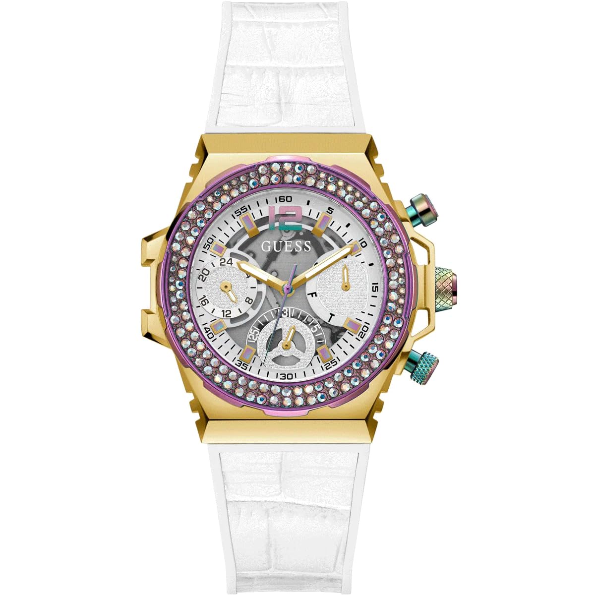 GUESS Women's Does not Apply Fusion Quartz Watch