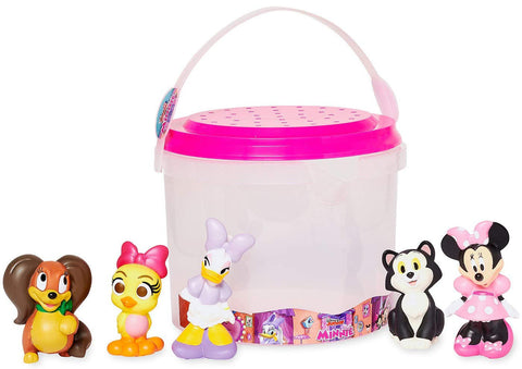 Disney Store Official Minnie Mouse Bath Set - Complete Bathtub Toy Collection, Safe and Fun Bath Play, Authentic Merchandise, for Toddlers and Kids, Ages 3+