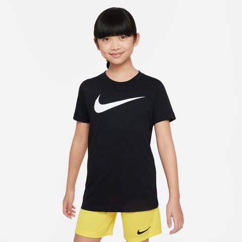 NIKE Boys Y Nk Df Park20 Tee Hbr T-Shirt, Black/White, XS EU