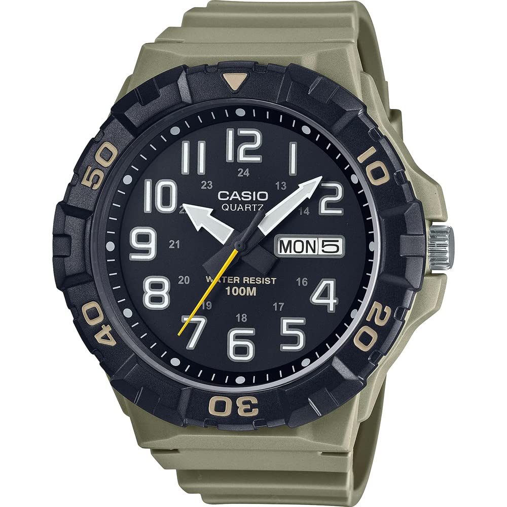 Casio Men Analogue Quartz Watch with Plastic Strap MRW-210H-5AVEF