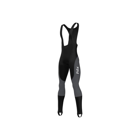 FDX MenÃƒÆ’Ã‚Â¢ÃƒÂ¢Ã¢â‚¬Å¡Ã‚Â¬ÃƒÂ¢Ã¢â‚¬Å¾Ã‚Â¢s Cycling Bib Tights - Italian Roubaix Fabric, Quick Dry, Padded, Breathable Thermal Bike Bib Pants - Cyclox Winter Bicycle Riding Trouser, Cold Wear Biking Leggings(Grey-M)