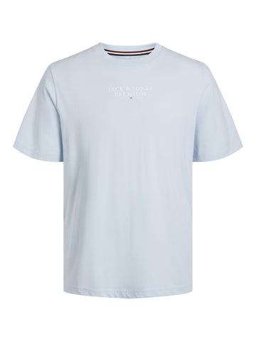 JACK & JONES Men's Jprbluarchie SS Tee Crew Neck Noos T-Shirt, Skyway, S