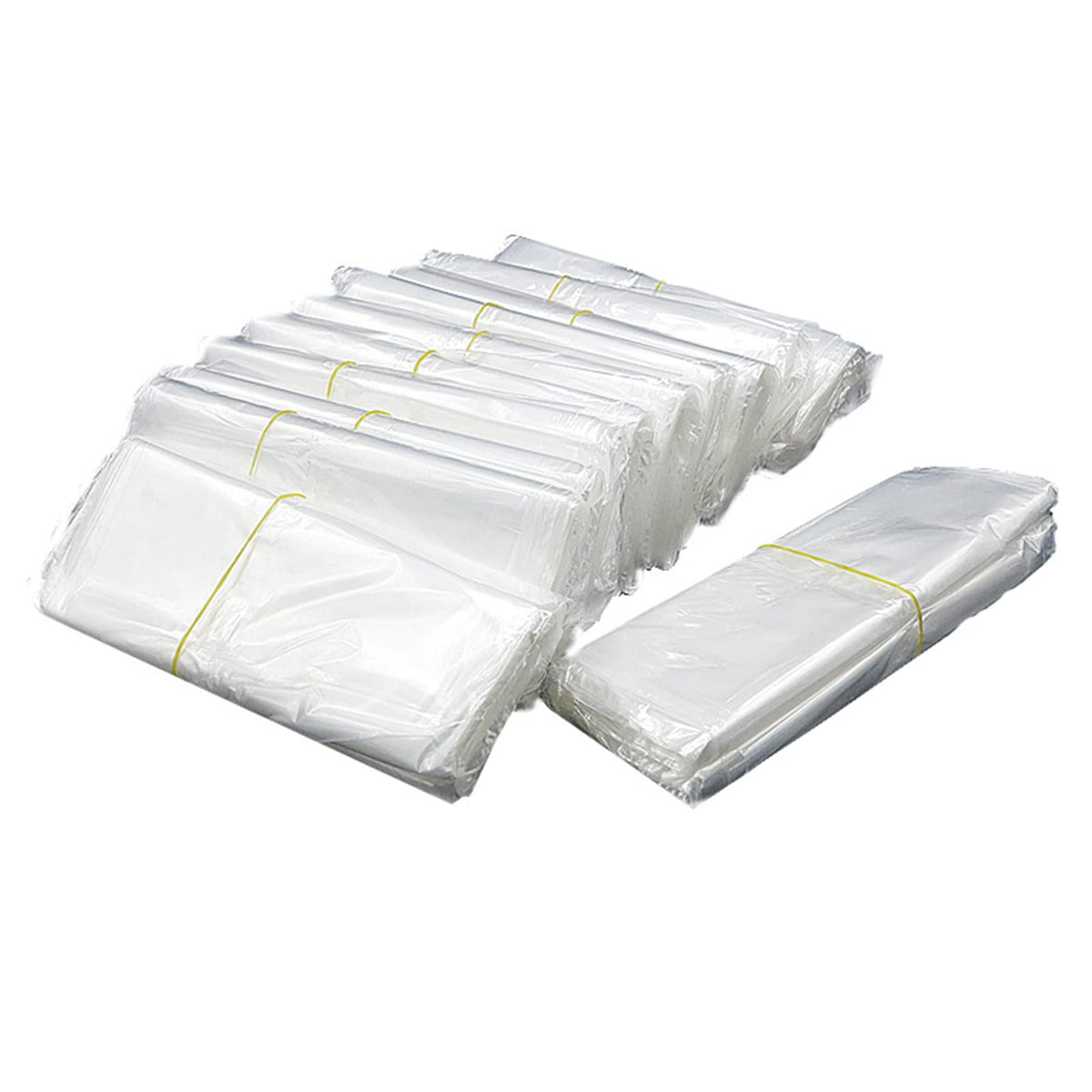 Boxonly Shrink Wrap Bags 10cmx30cm POF Heat Shrink Wrap Bags Clear Odorless Single Port Heat Shrinkable Film Bag For Packaging Gift Homemade DIY Project 100PCS