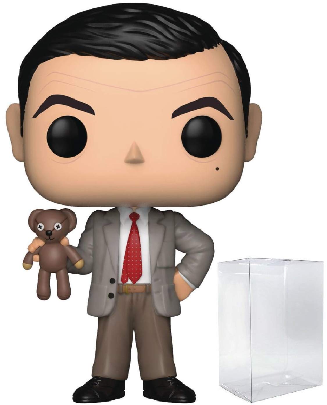 Funko Pop! Movies: Mr. Bean - Mr. Bean Vinyl Figure (Includes Compatible Pop Box Protector Case)