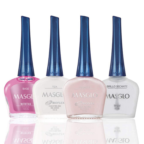 MASGLO French Set, 4-Pcs, Favorite French Art, 1.8 Fl. Oz.