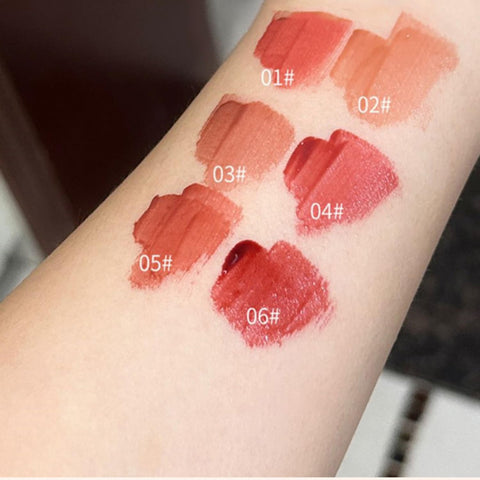 Lip Tint Stain, Moisturising Lip Gloss Makeup, Long-Lasting Waterproof Mirror Lip Gloss, Silky Lipstick With High Color Rendering Plumping Dewy Finish Lip Glaze (Queen)