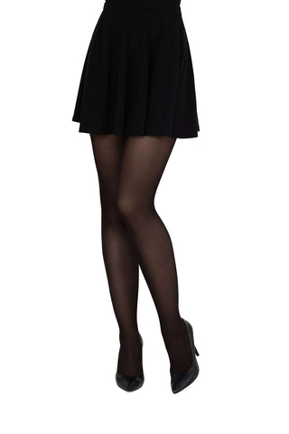 LORES Concorde 60 den Opaque Womens Tights Classic Pantyhose Matte Plain Colour Durable Microfiber Full Stockings, Mocca S