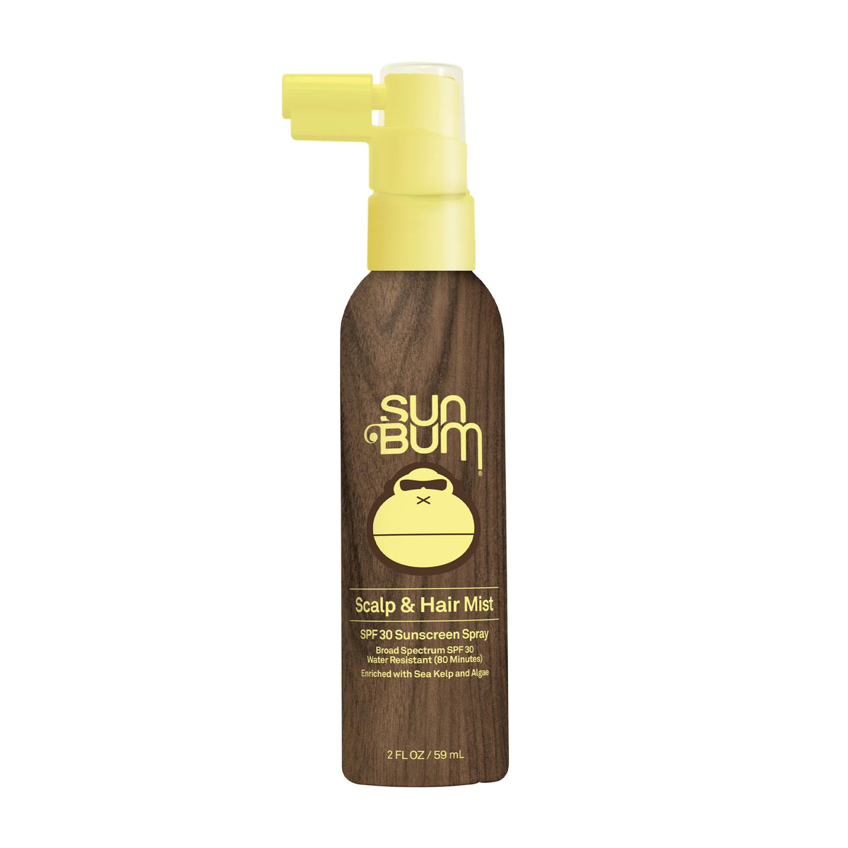 Sun Bum Original SPF 30 Sunscreen Scalp and Hair Mist I Vegan and Hawaii 104 Reef Act Compliant (Octinoxate Oxybenzone Free) I Broad Spectrum UVA/UVB Sunscreen Spray with Vitamin E I 2 OZ