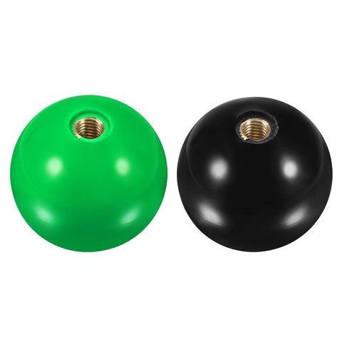 uxcell Joystick Head Rocker Ball Top Handle Arcade Game Replacement Green/Black