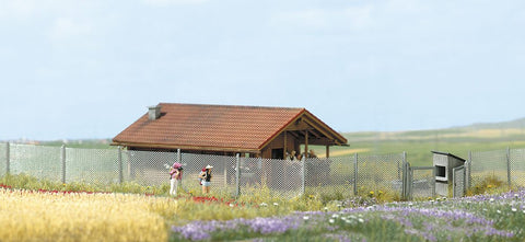 Busch 1017 Metal Industrial Fence HO Scale Scenery Kit