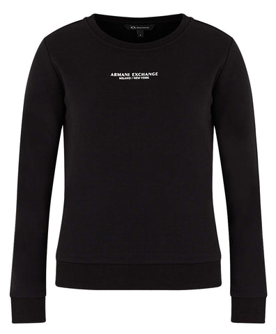 Armani Exchange Women's Sweatshirt, Black, L