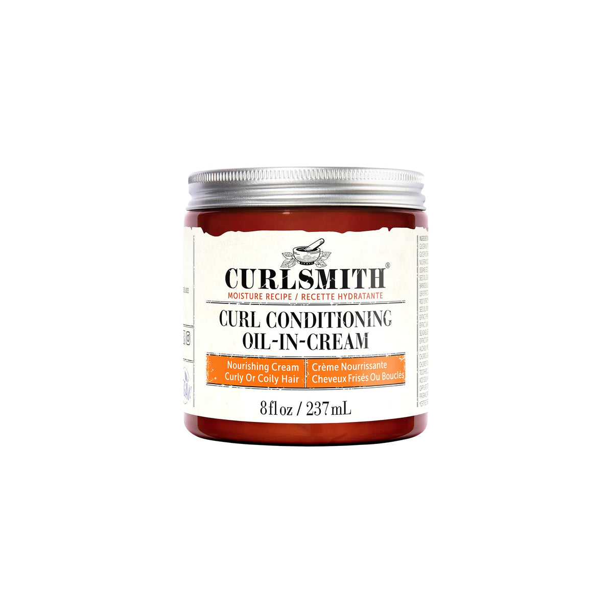 Curlsmith - Curl Conditioning Oil in Cream - Vegan Leave in Conditioner for Curly and Coily Hair (237ml)