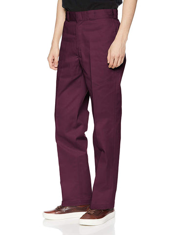 Dickies Men's Original 874 Work Pant, Maroon, 36W x 30L