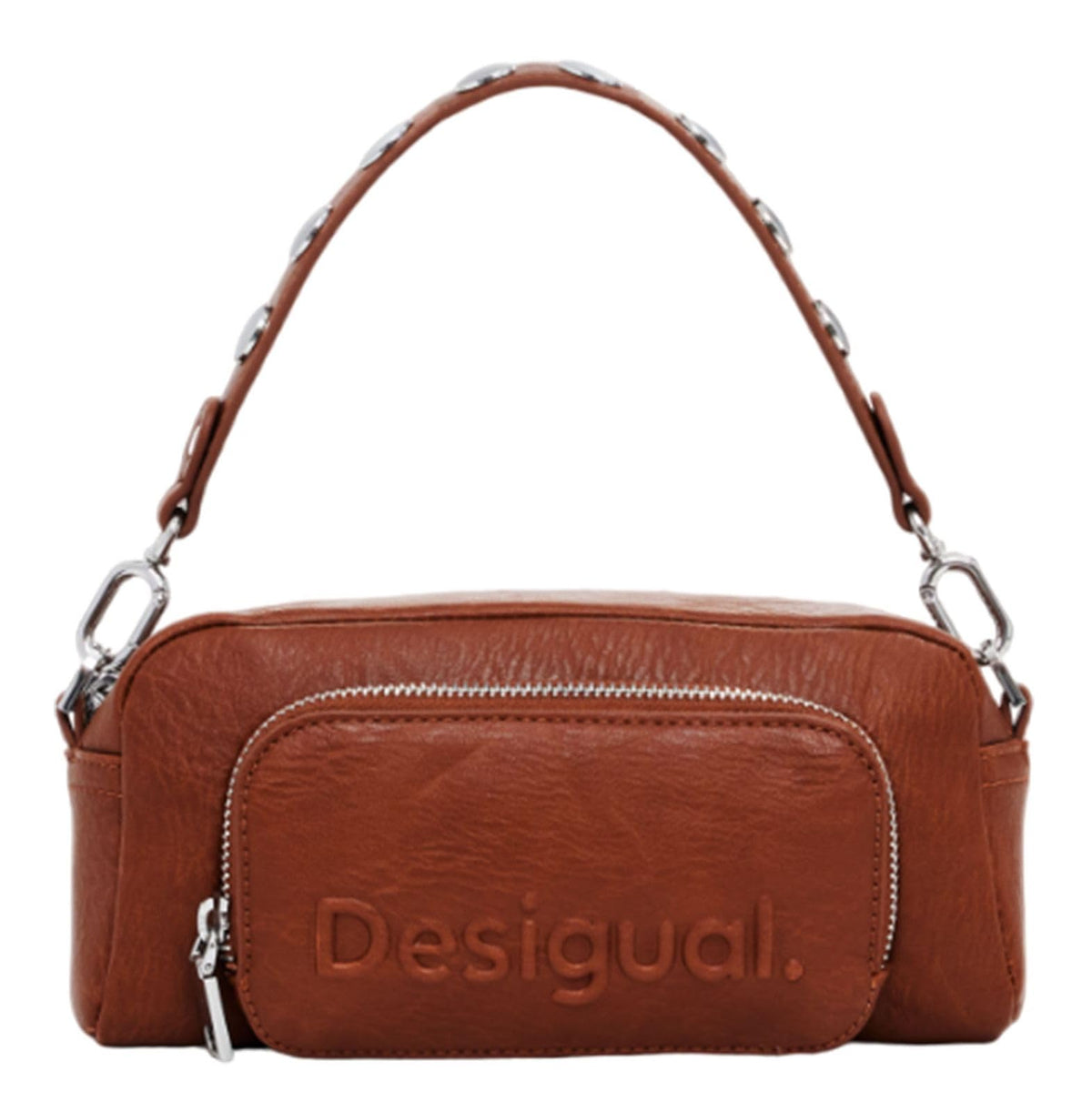Desigual Women's Accessories PU Across Body Bag, Brown, One Size