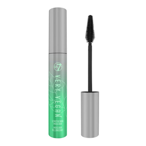 W7 | Very Vegan Lengthening Mascara | Cone-Shaped Mascara Brush | Great For Cat-Eye Effect | 100% Vegan Mascara | Cruelty Free, Vegan, Eye Makeup For Women by W7 Cosmetics