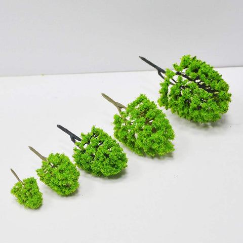 NUOBESTY 10PCS Small Tree Model Miniature Model Trees Scenery Scale Model Scenery Model Tree Model Train Trees Railroad Plants for Kids Lifelike Tree Decor Plastic Child sisal Tree Mix