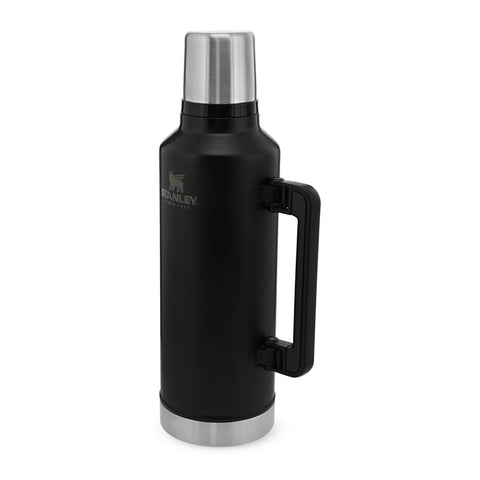 Stanley Classic Legendary Thermal Flask 2.3L - Keeps Hot Or Cold For 48 Hours - BPA-Free Insulated Bottle - Stainless Steel Coffee Flask - Leakproof - Dishwasher Safe - Matte Black