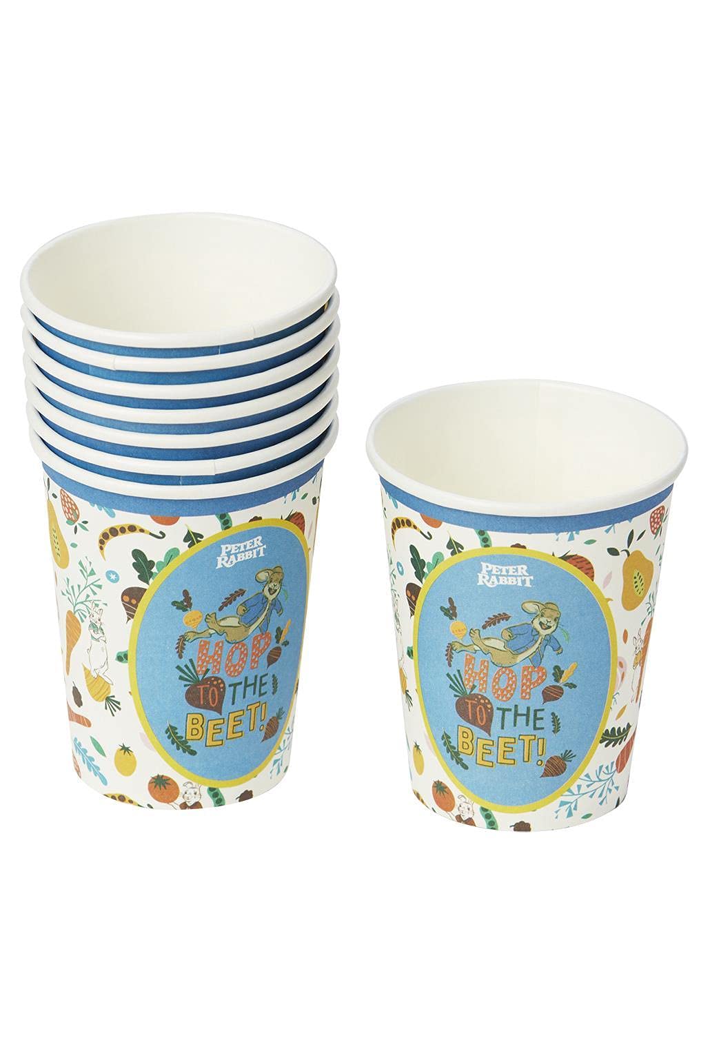 Smiffys Officially Licensed Peter Rabbit Movie Tableware Party Cups x8