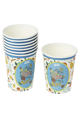 Smiffys Officially Licensed Peter Rabbit Movie Tableware Party Cups x8