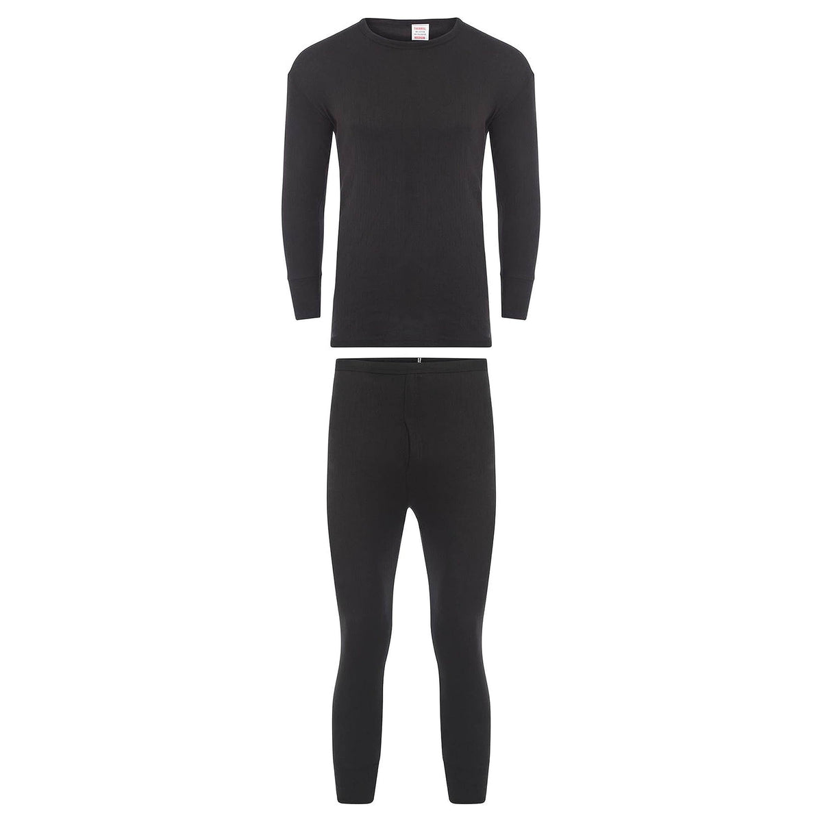 Heatwave Children's Thermal Long Sleeve Top & Pants Set, Warm Winter Underwear, Charcoal, 6/8 Years