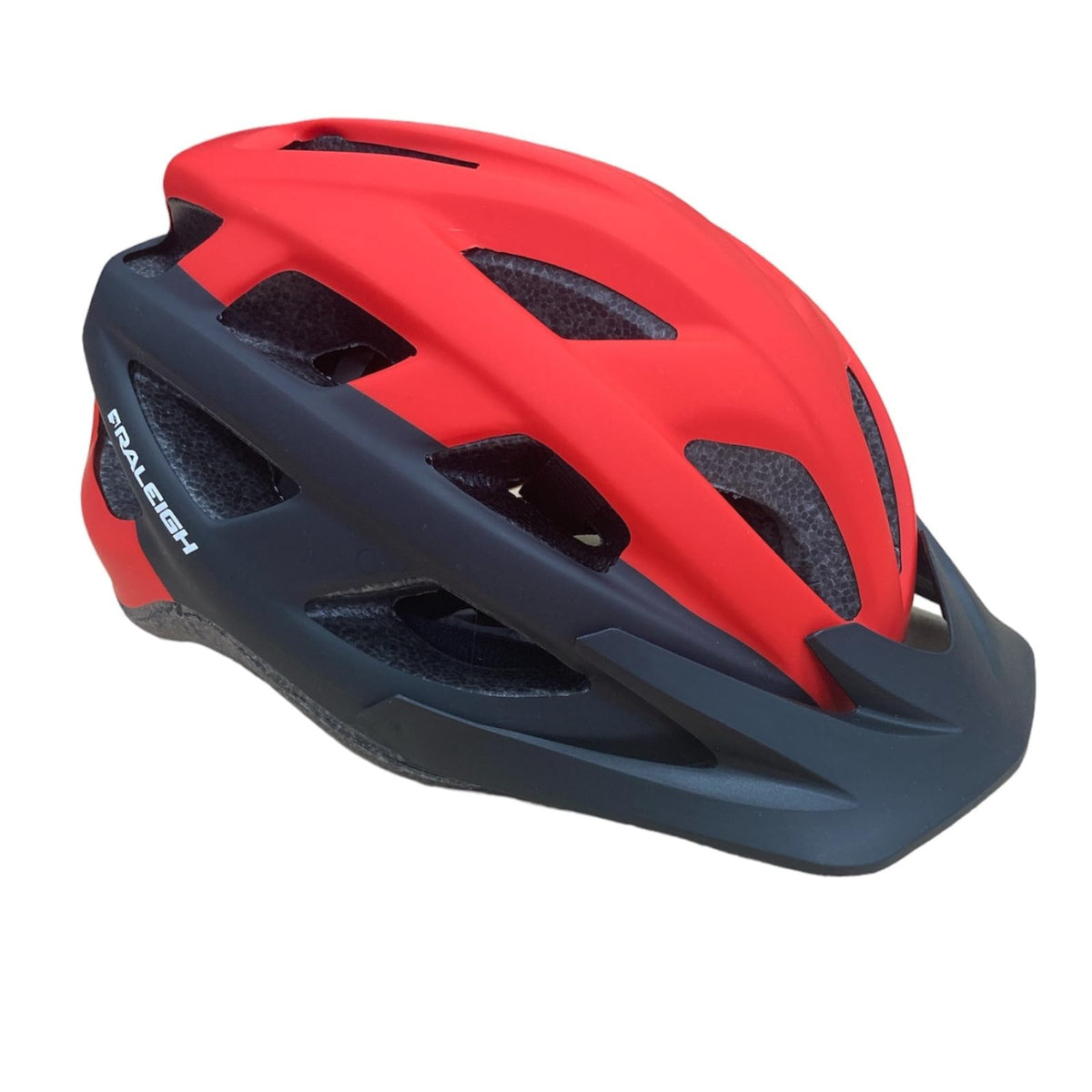 Raleigh Quest Bike Helmet - Red/Black - Large (58-62cm)